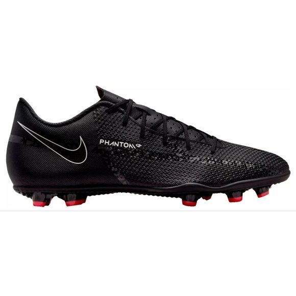 NIKE PHANTOM GT CLUB BLACK SOCCER CLEATS Men's Size 9 NEW - Picture 1 of 16